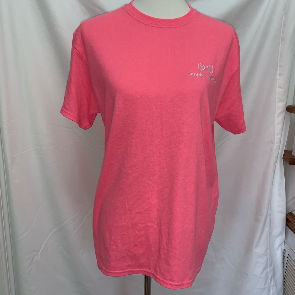 NWT Hot Pink Simply Southern T-Shirt